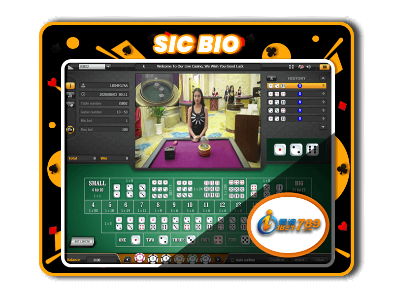 Ibet789 Live SicBo Games